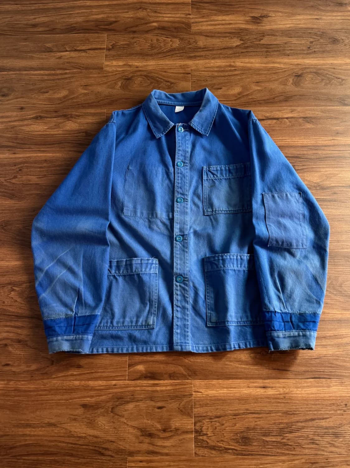 [L]80's 빈티지 썬페이딩 프렌치 워크자켓 상품이미지1