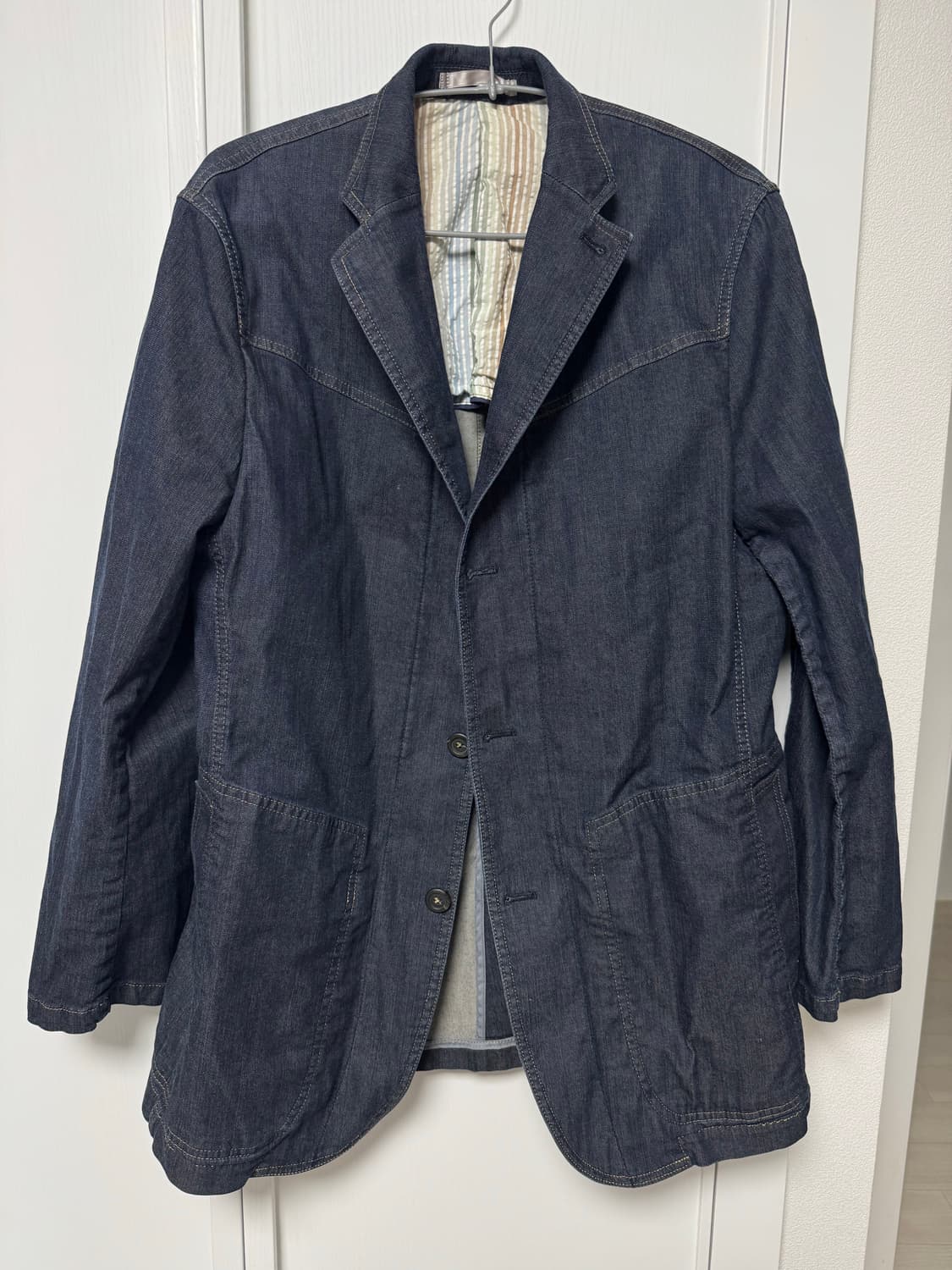 일본 빈티지 심플라이프 데님 자켓 상품이미지2