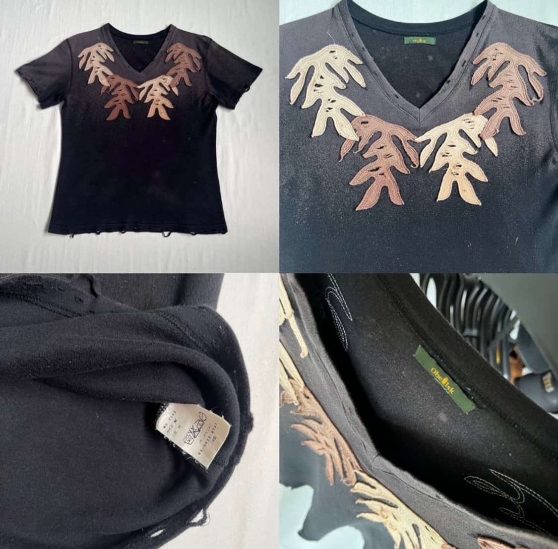 Obelisk Damaged Patch tee 상품이미지4