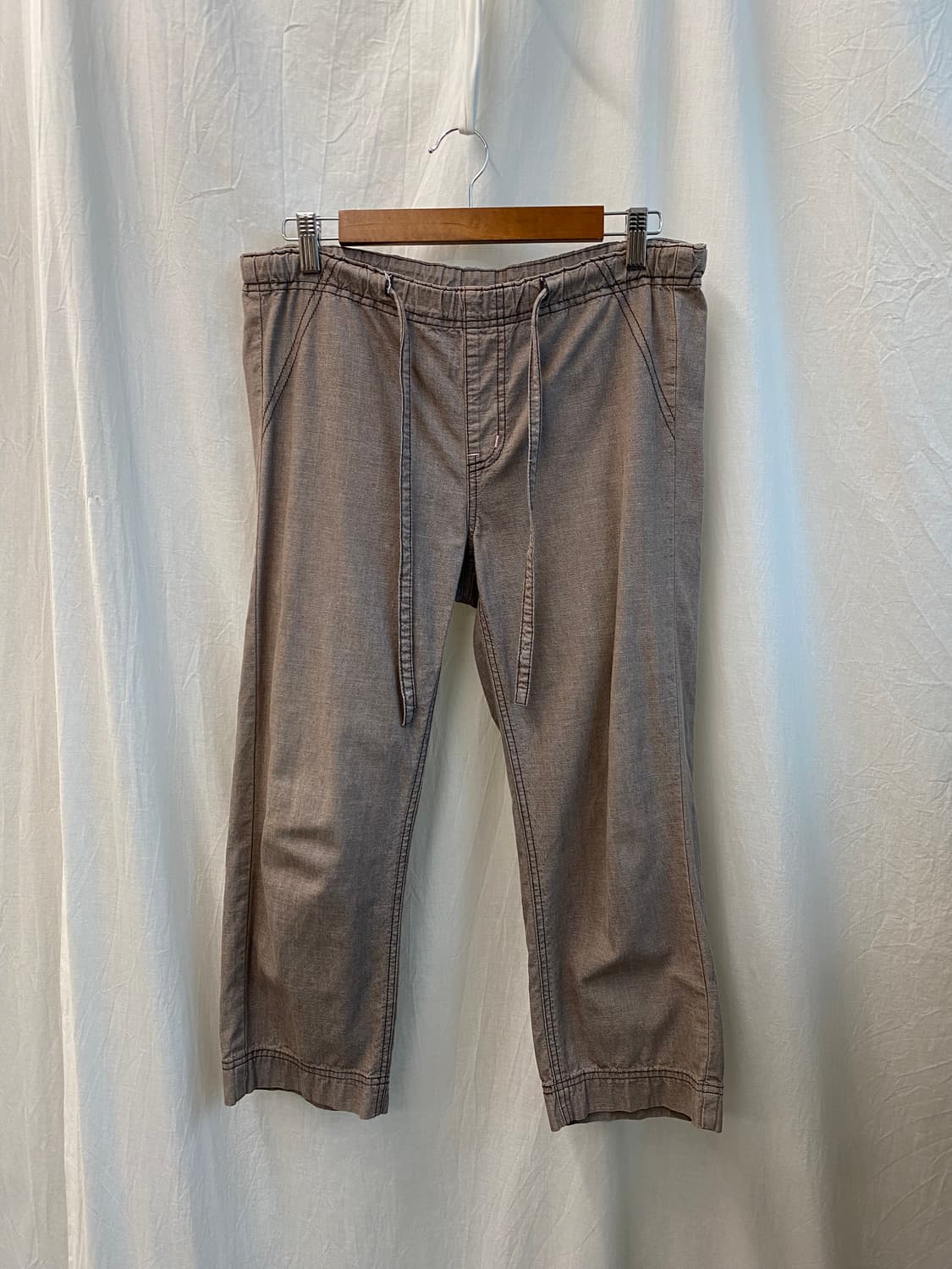 브라운 밴딩 7부팬츠(S) 상품이미지1