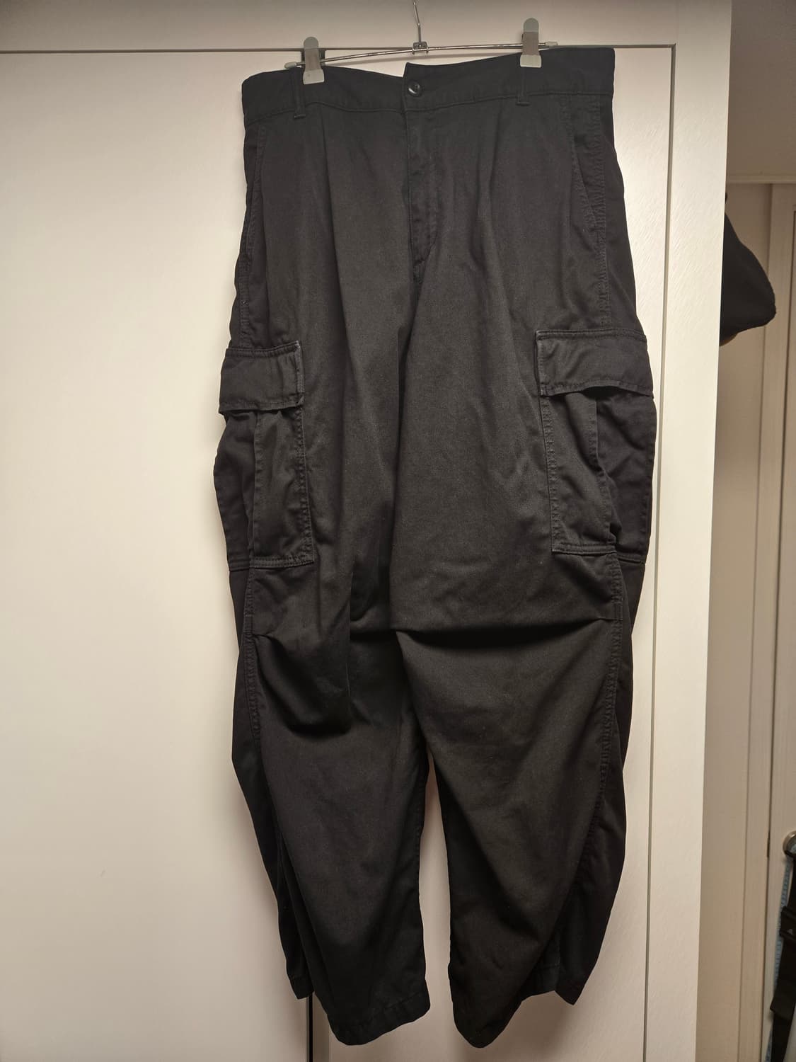 칼하트 WIP 콜 카고 팬츠 블랙 가먼트 다이드 30 상품이미지2