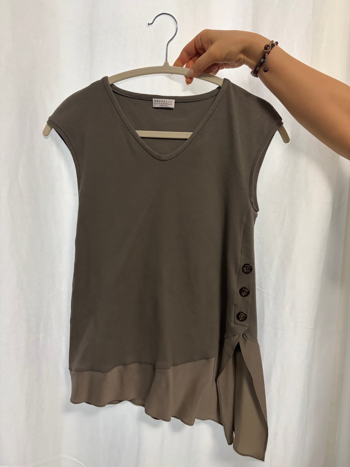 브루넬로 쿠치넬리 민소매 원피스 상품이미지1