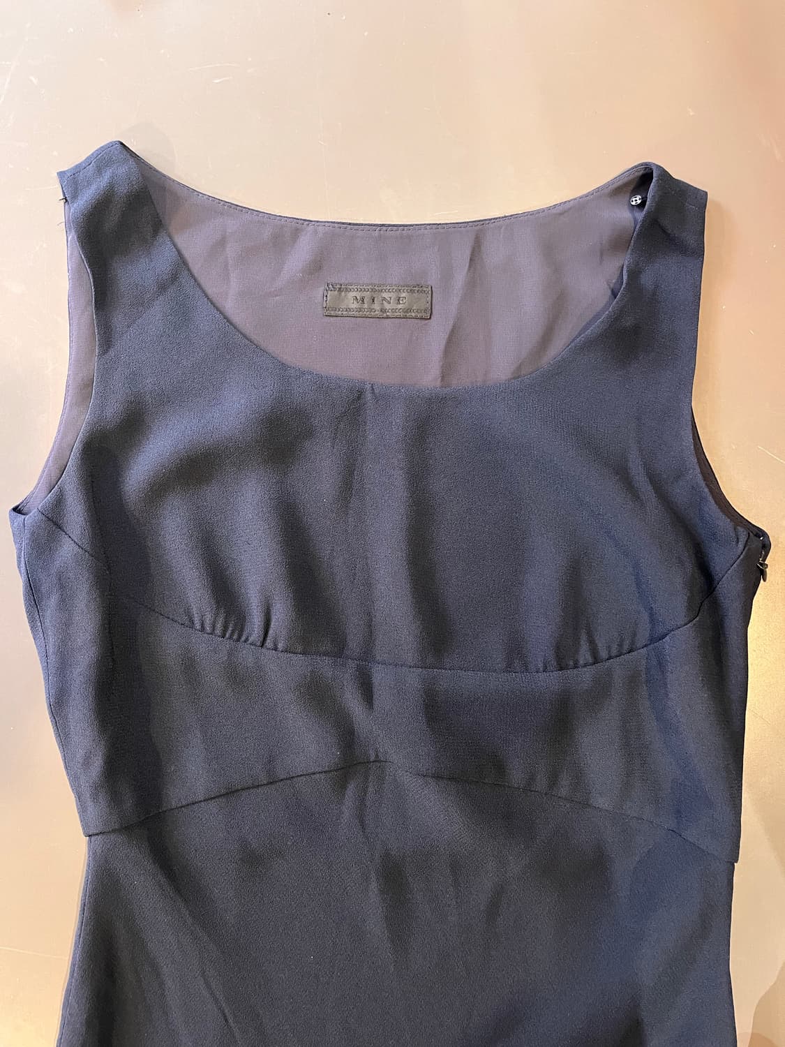 마인 슬리브리스 롱 원피스 상품이미지5