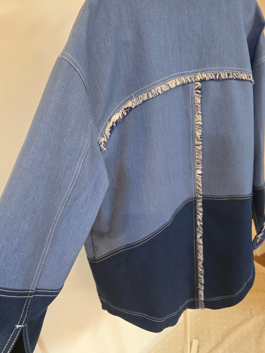 SHALLOAR 디자인 빈티지  데님 청자켓 상품이미지5