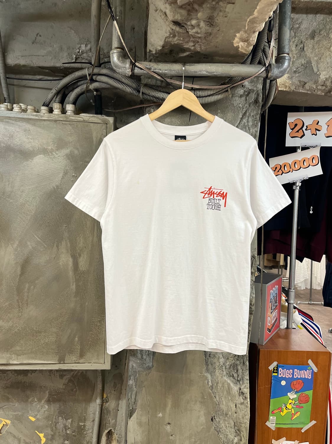 스투시 빌트 터프 반팔티 화이트 S #csz3657 상품이미지2