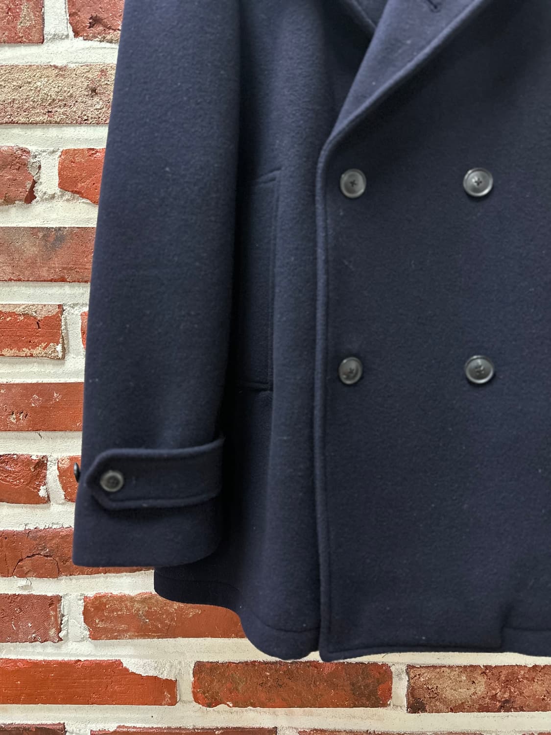 (2XL)폴로 더블 피코트 네이비 상품이미지4