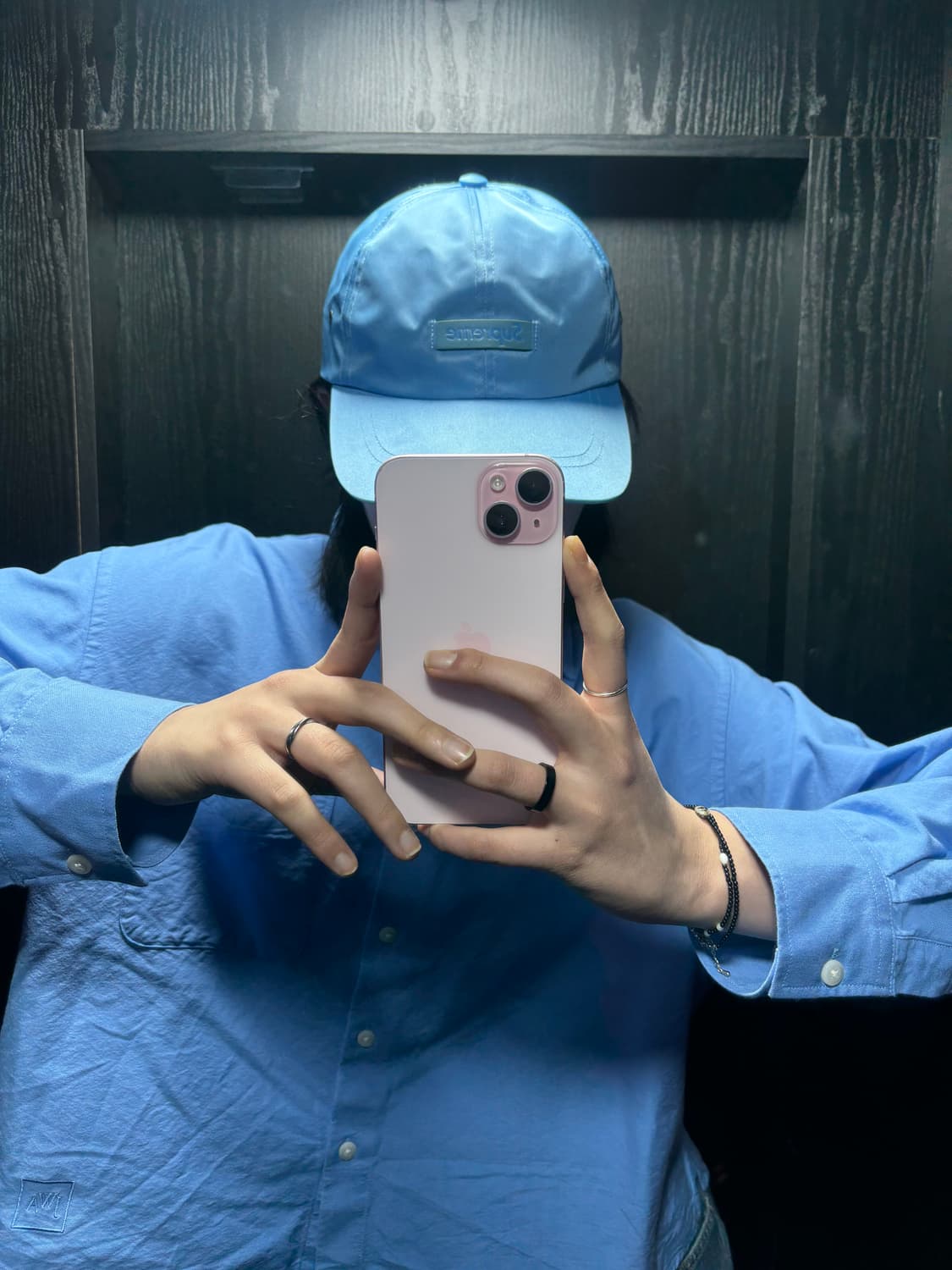 슈프림 레더 패치 6-패널 캡 상품이미지3