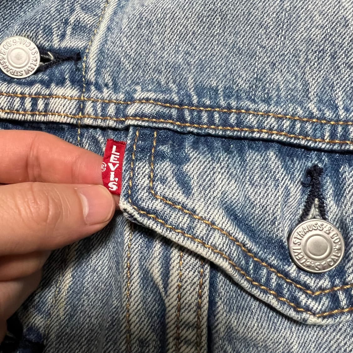 [M] 리바이스 프리미엄 빅E 데님 청자켓 트러커자켓 상품이미지3