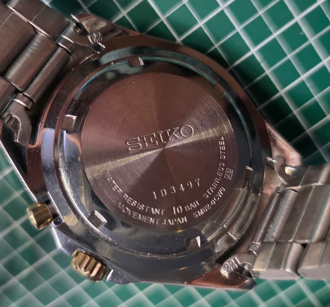 세이코 키네틱오토 (SKA525P1) 화이트 스틸시계 상품이미지4