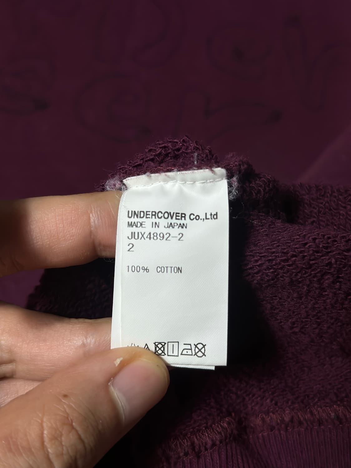 John undercover 존 언더커버 스웻셔츠 상품이미지4