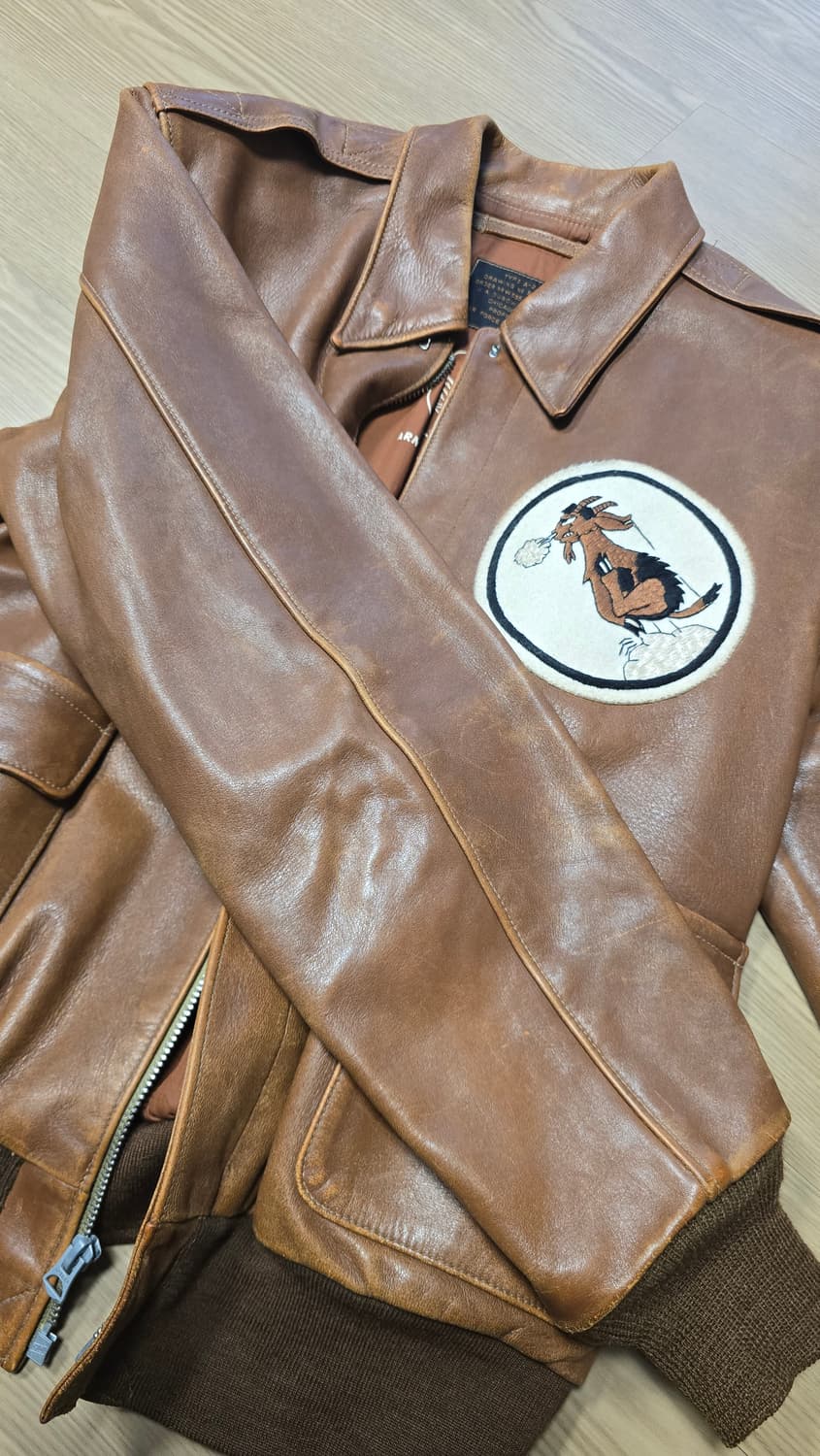 구 리얼맥코이 A2 가죽 자켓 40사이즈 상품이미지5