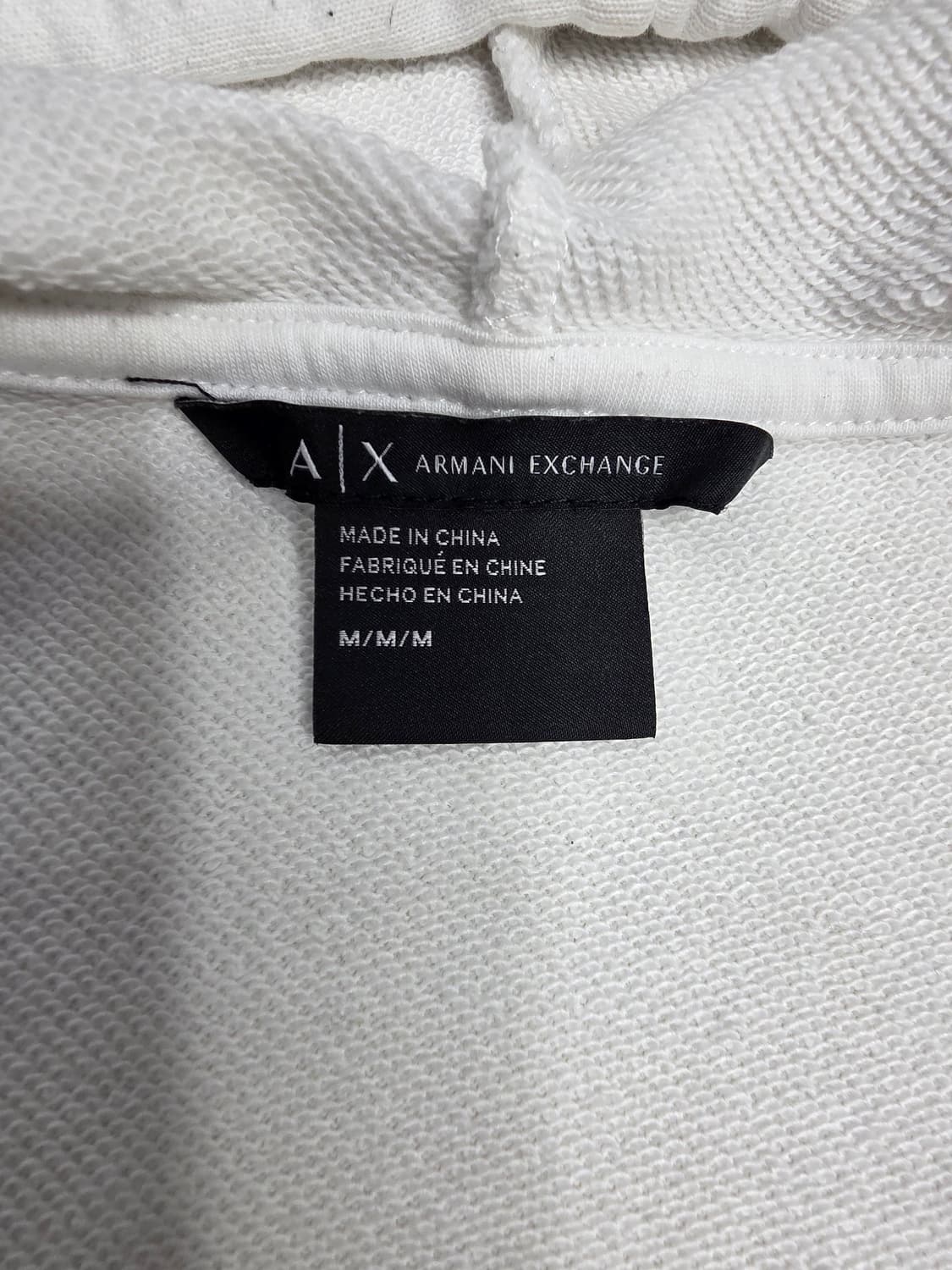 [프립]M/아르마니 익스체인지(A|X) 후드 집업 화이트 상품이미지7