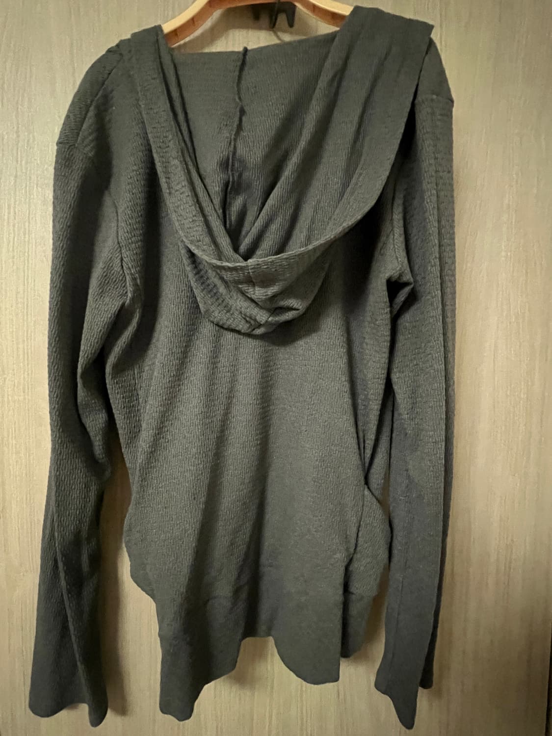 허그유어스킨 hugyourskin Hooded ribbon cardiga 상품이미지3