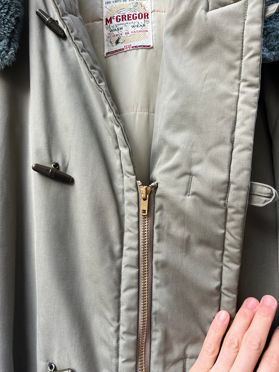 1960s McGREGOR DUFFLE 60s맥그리거 밀리터리파카 상품이미지10