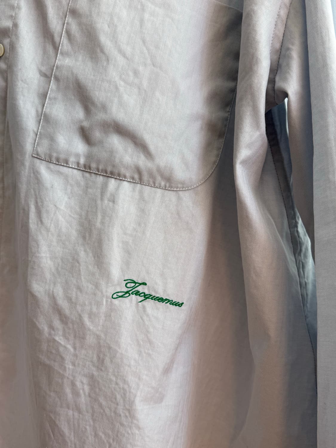 [48] JACQUEMUS 25SS Asymmetric Shirt 상품이미지3