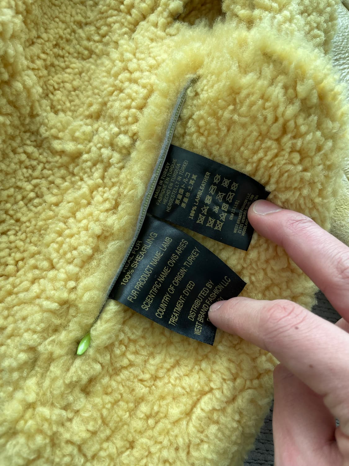 이지시즌3 무스탕 머스타드  상품이미지4