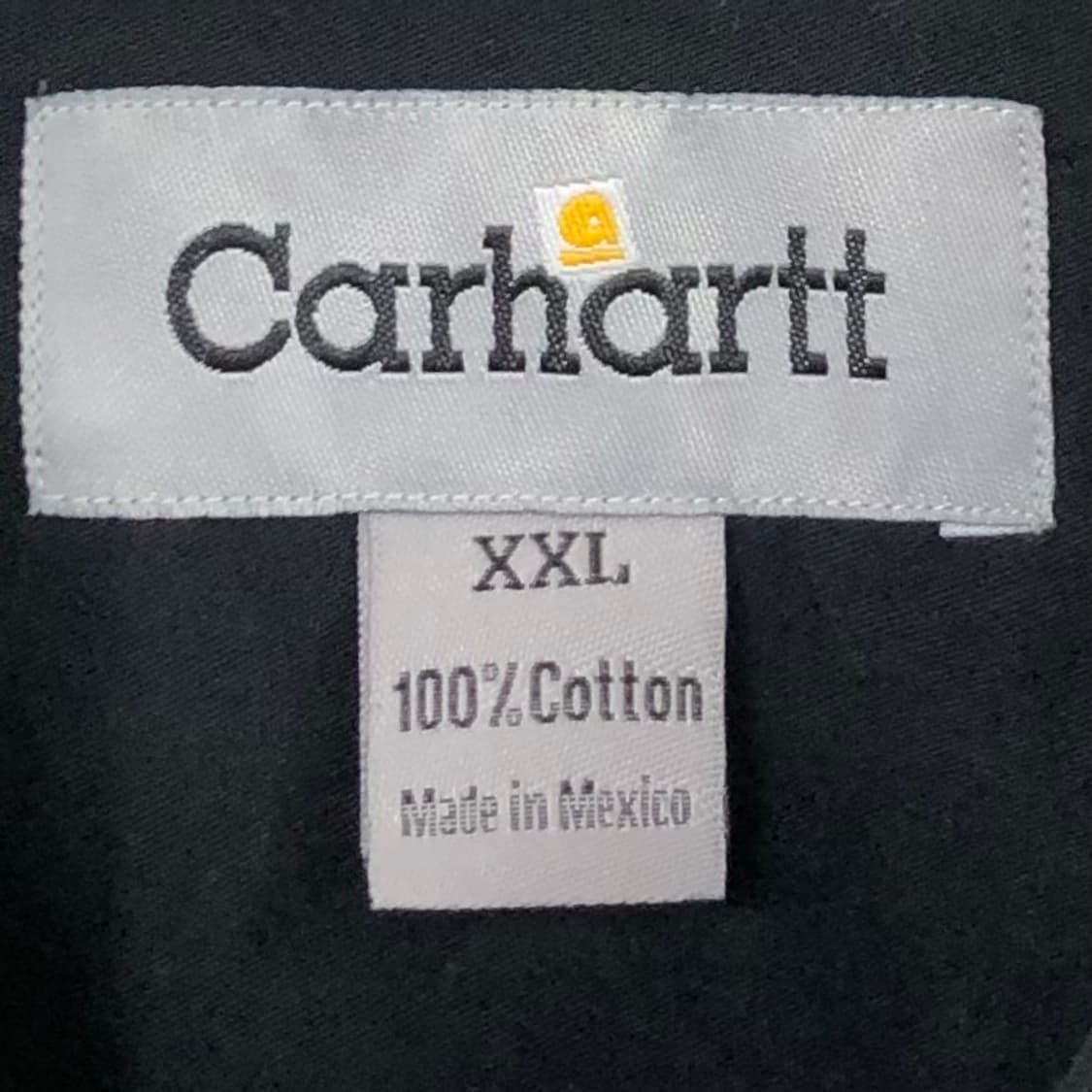 Xxl 칼하트 블랙 워크 빅셔츠 상품이미지3