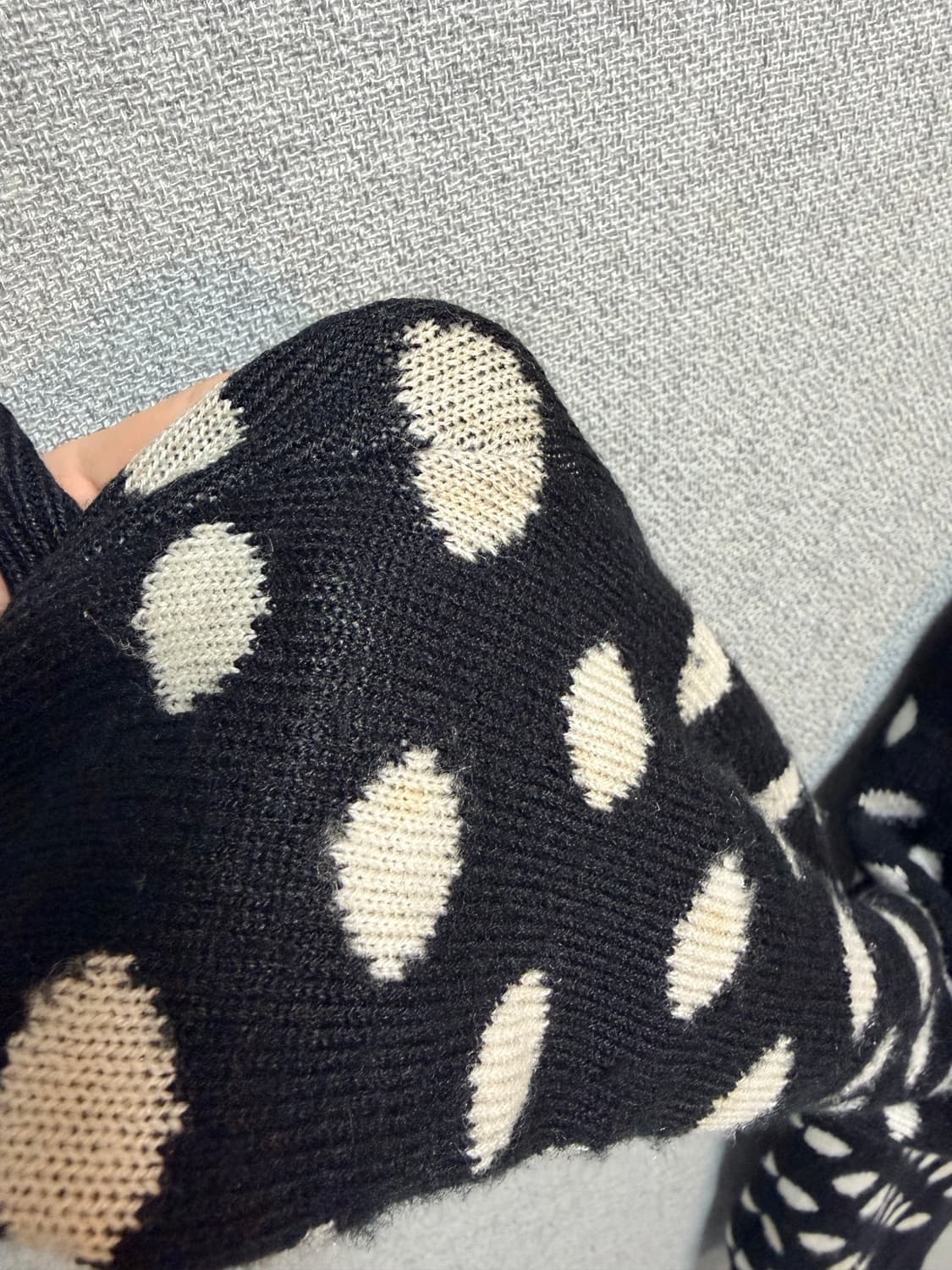 꼼데가르송 도트 가디건 블랙 M 상품이미지9