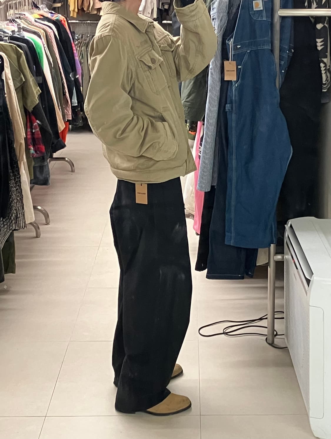 홀리스터 셰르파 카키 밀리터리 야상 자켓 L 상품이미지7