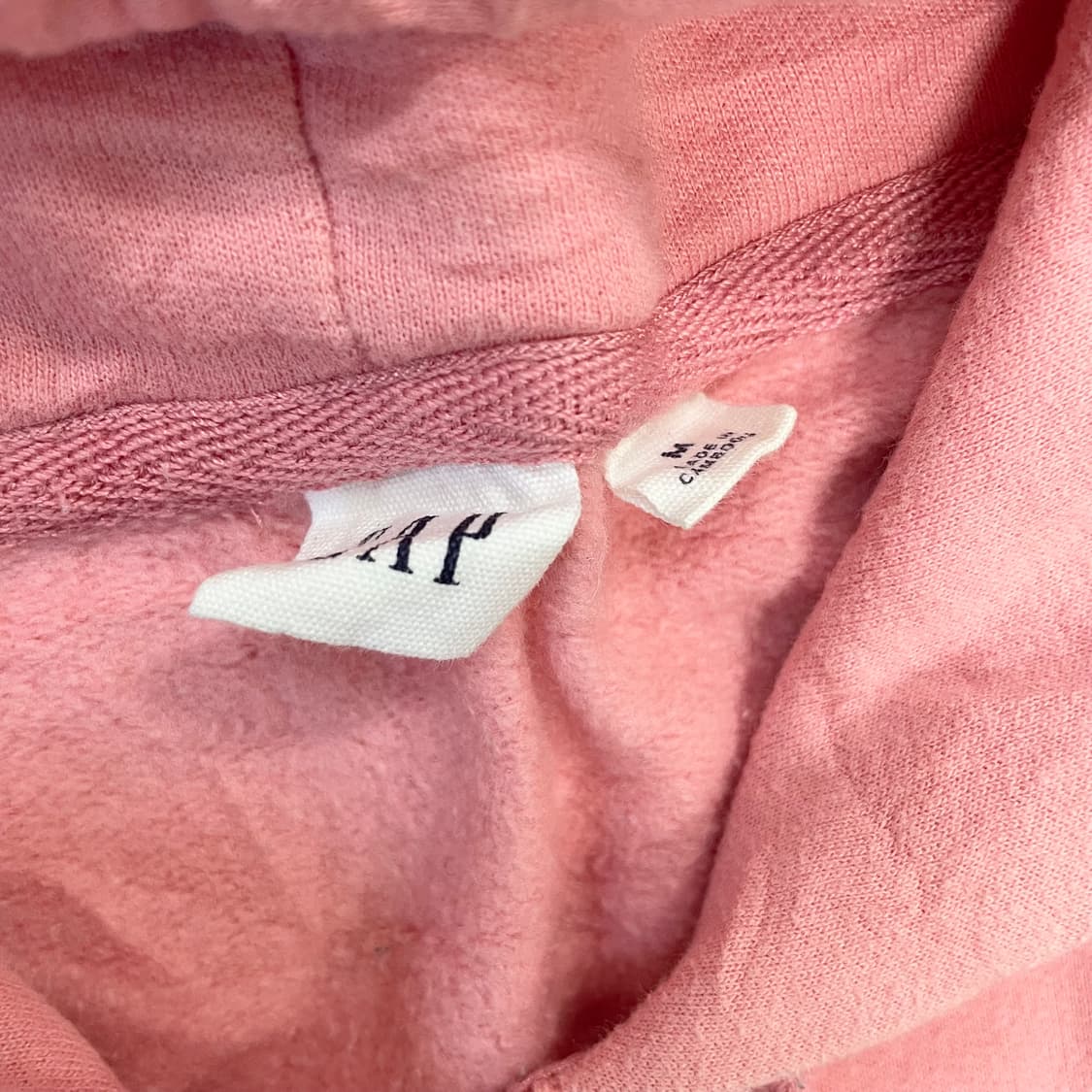 갭 Gap 스펠 로고 후드집업 피치핑크 상품이미지4