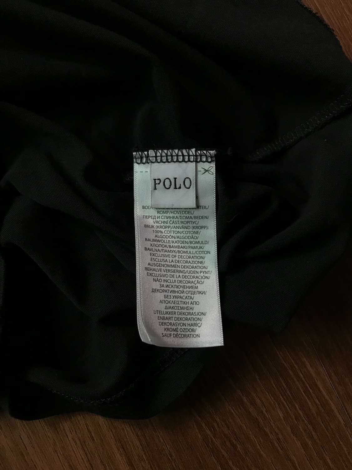 폴로 랄프로렌 포니 로고 블랙 반팔티 상품이미지7