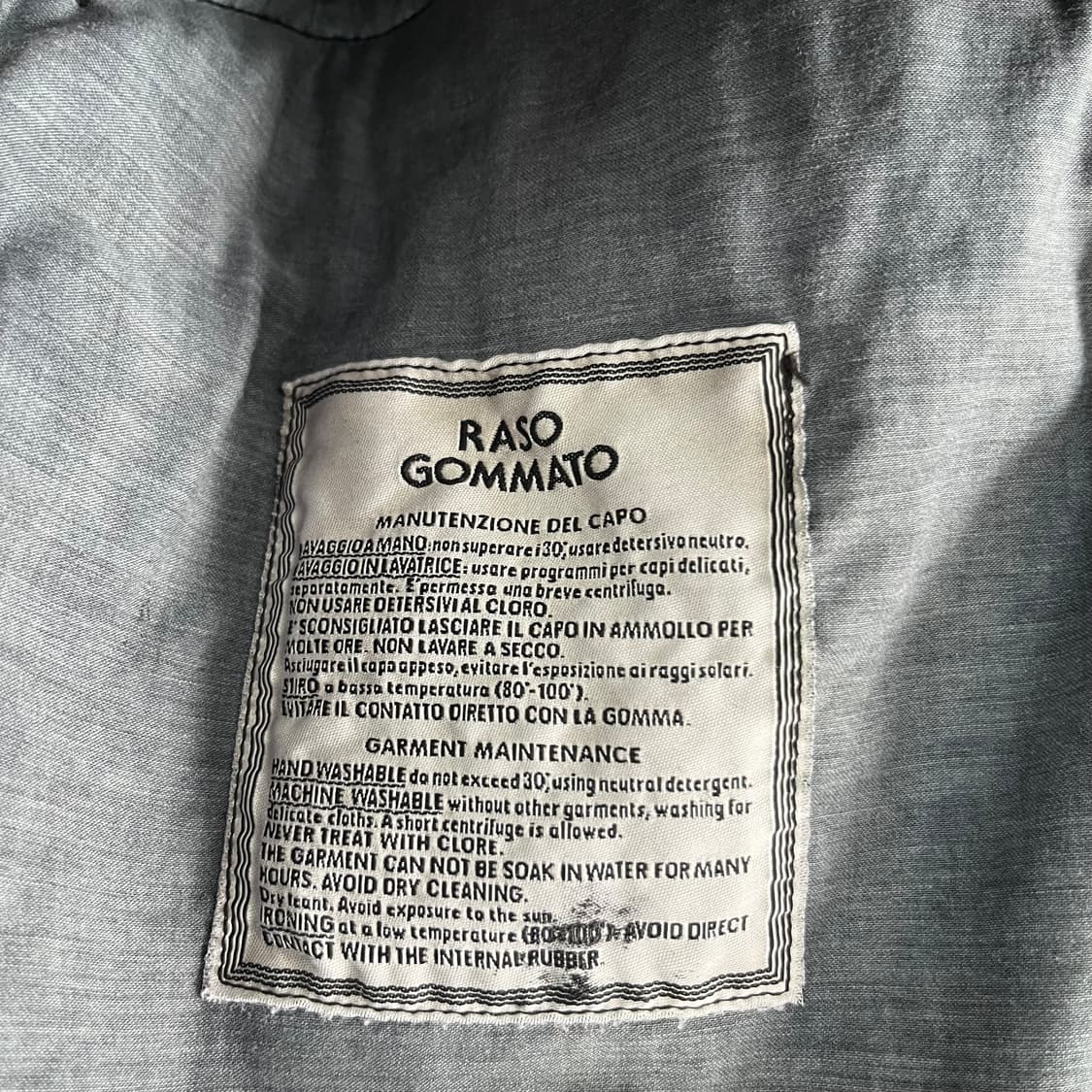 스톤아일랜드 벨티드 트렌치코트 M 상품이미지9