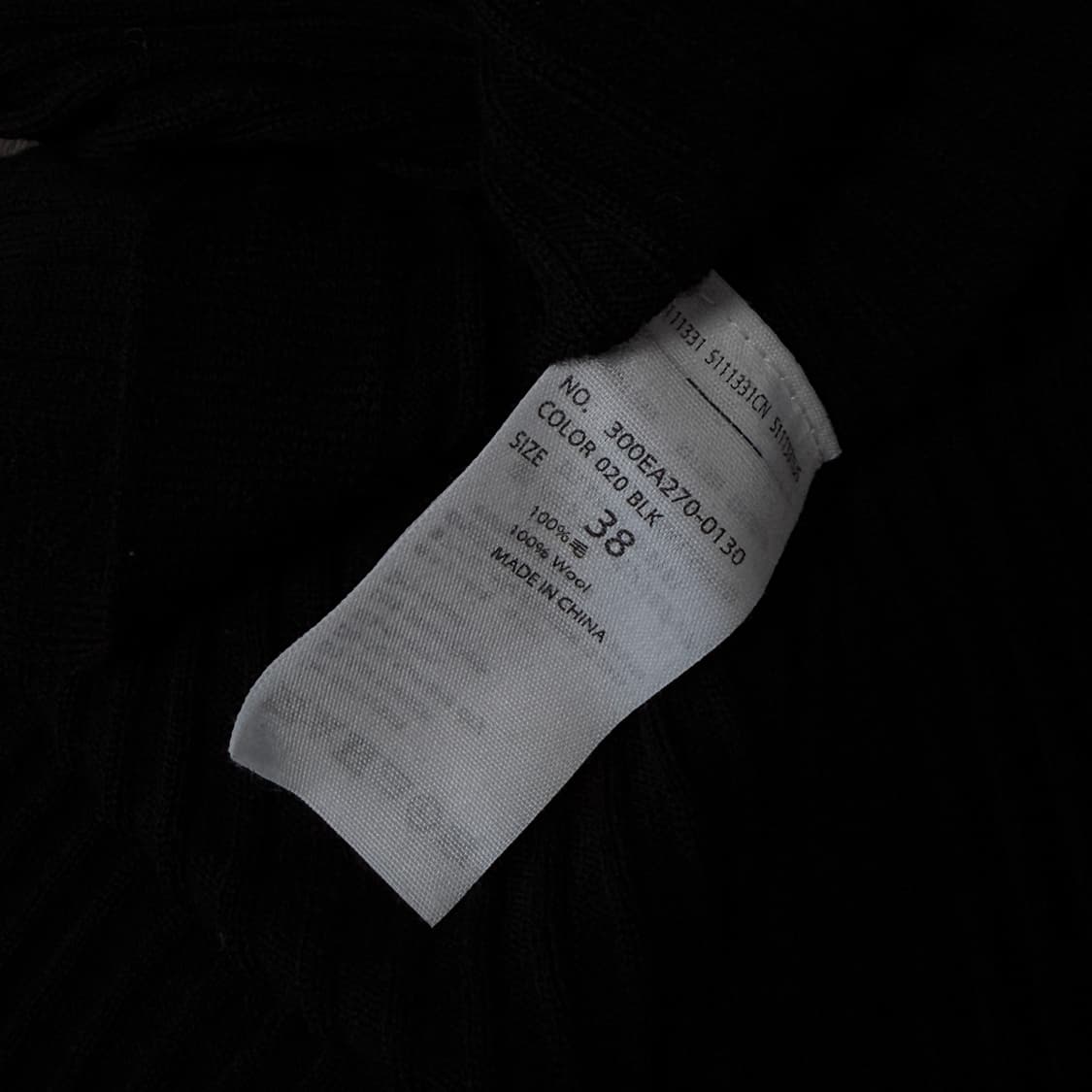 ENFOLD 엔폴드 딱붙 슬릿 골지 롱슬리브 울 니트 상품이미지7