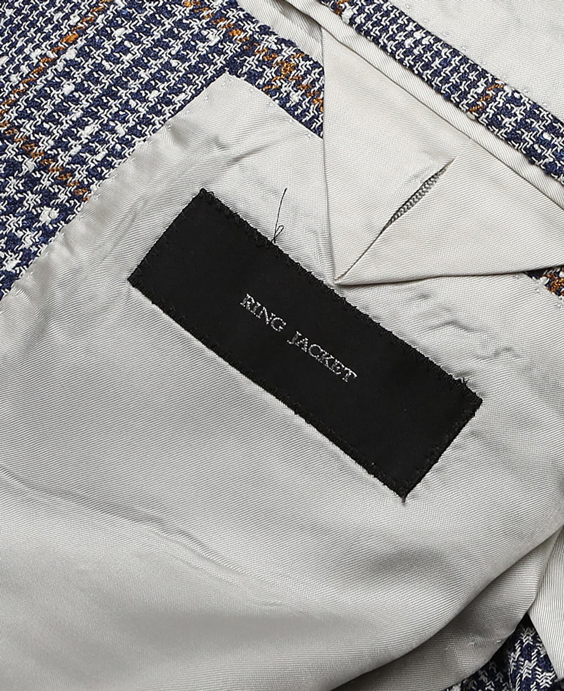 링자켓 [Ring Jacket] 로로피아나 트위드 체크 자켓 블랙 라벨 상품이미지8