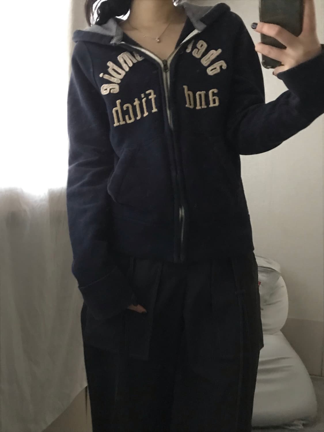 아베크롬비 네이비 후드집업 상품이미지5