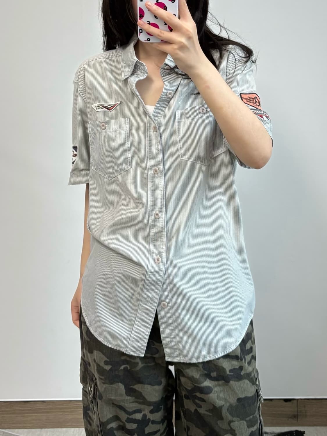 할리데이비슨 패치 워크 셔츠 상품이미지1