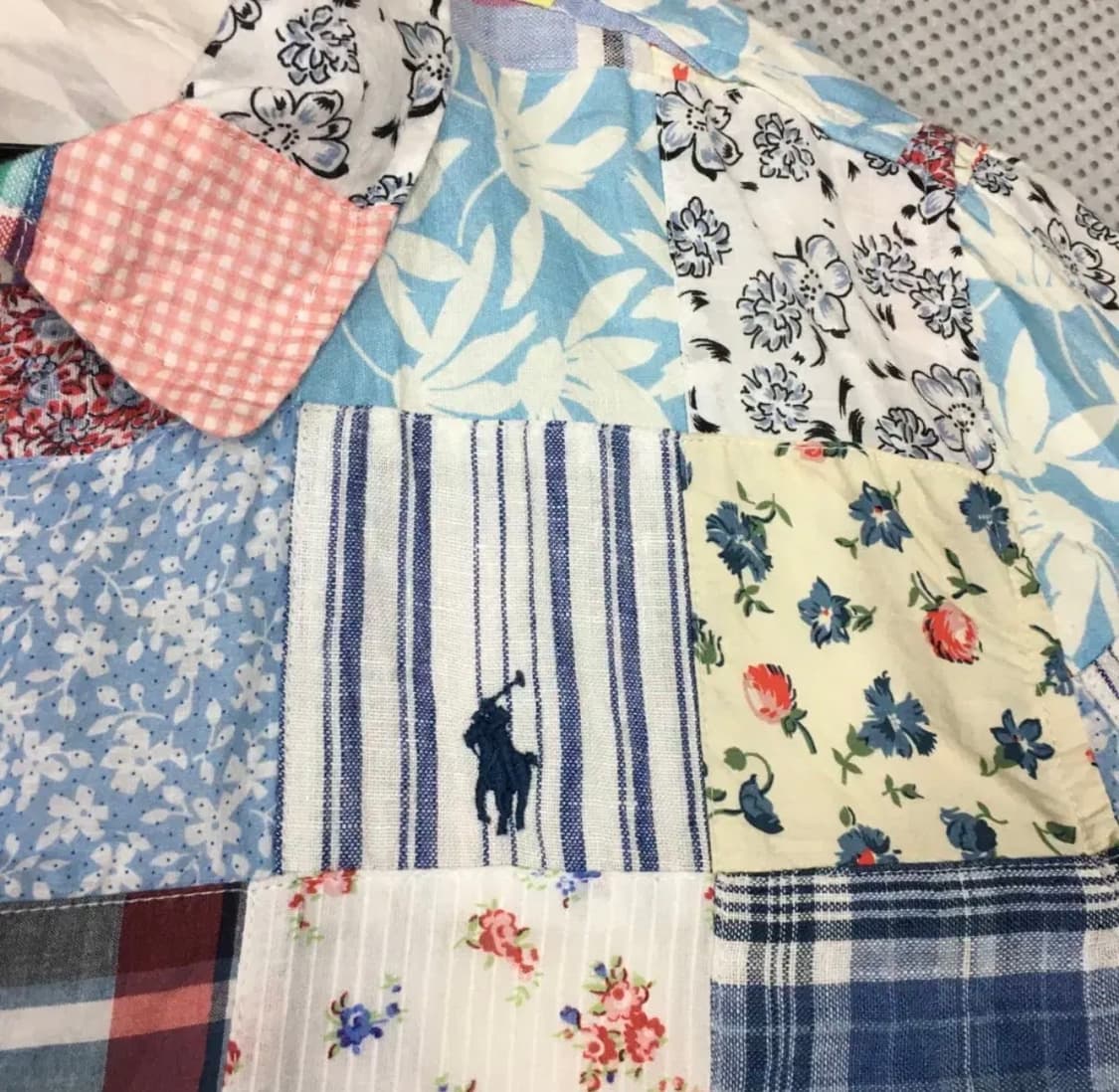 폴로 여성 패치워크 자켈 상품이미지4