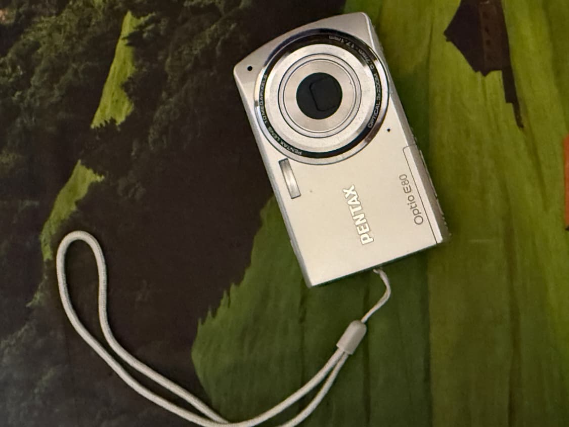 펜탁스 Pentax optio e80 실버 디지털카메라 디카 상품이미지1