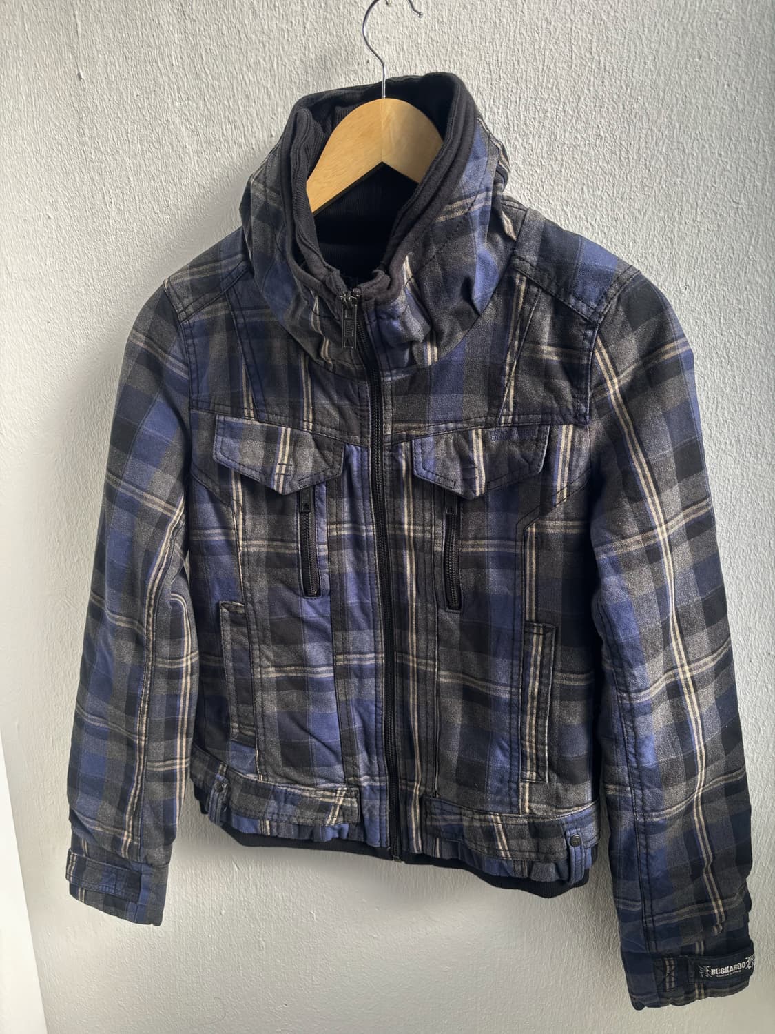 Buckaroo jeans Blue Check Zip-Up Jacket 상품이미지5