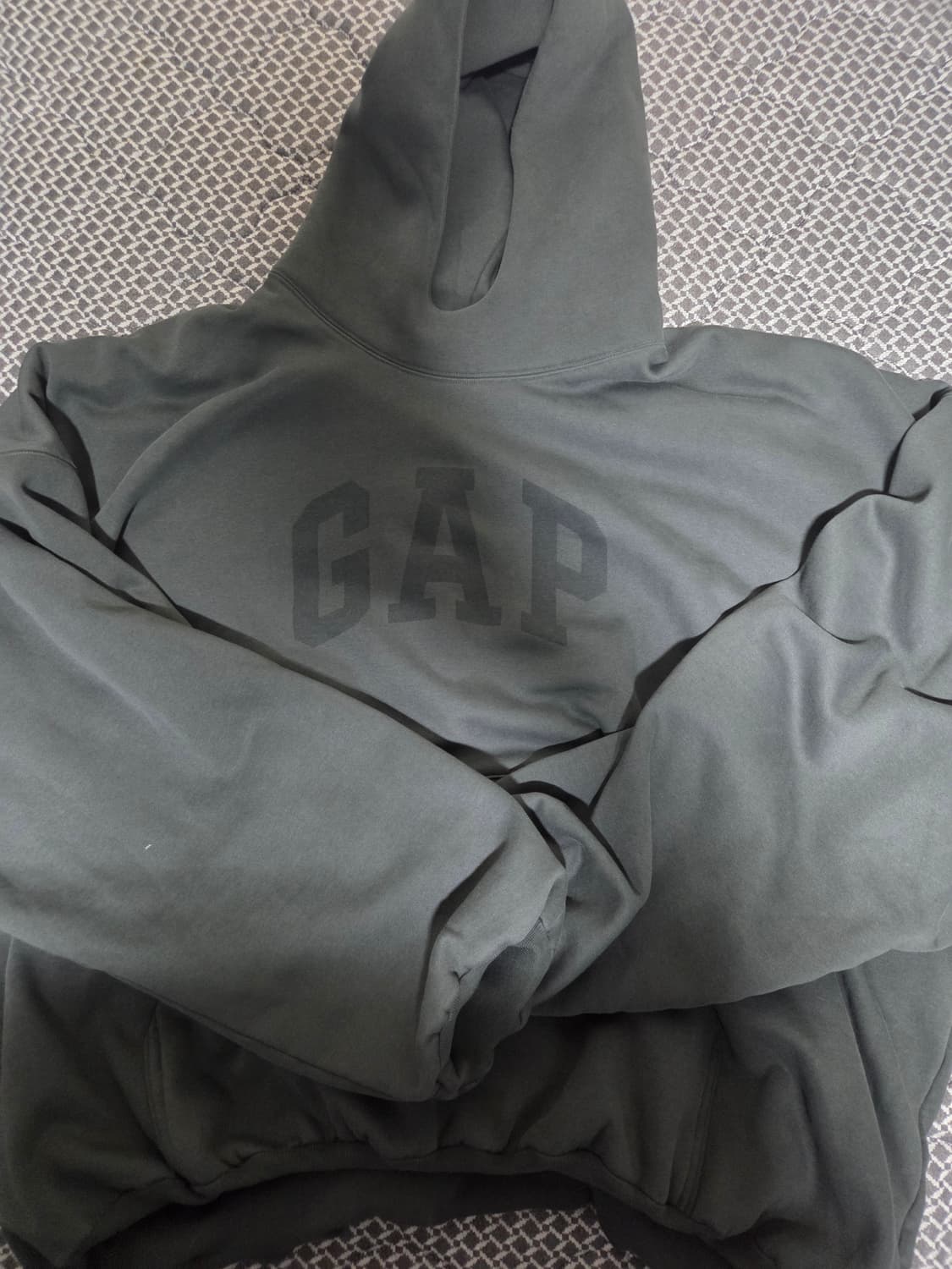 이지 갭 발렌시아가 도브 후드 다크 그린 XL 상품이미지2