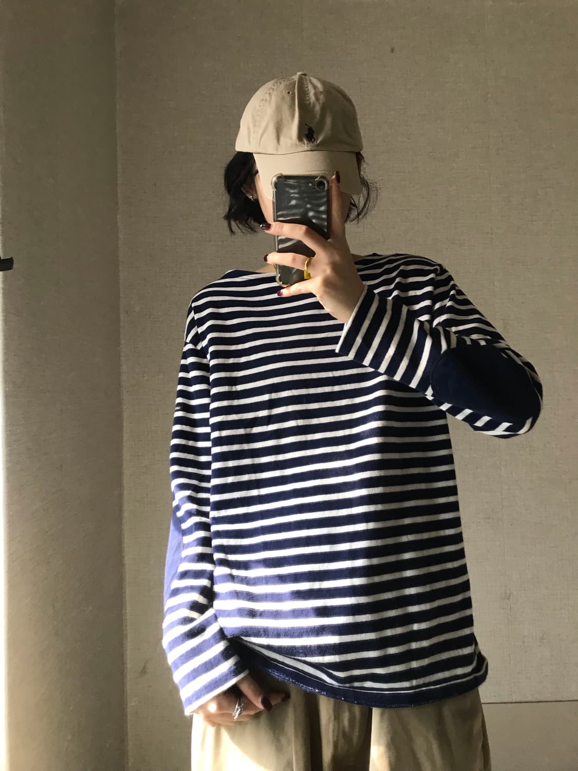 세인트제임스 네이비 스트라이프 롱슬리브 상품이미지4