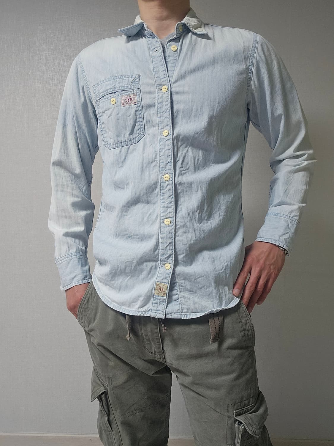 타미힐피거데님 셔츠 95(S) 사이즈 상품이미지6