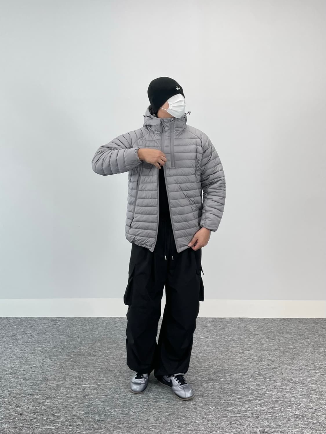 2way지퍼 경량패딩(새상품) 상품이미지5