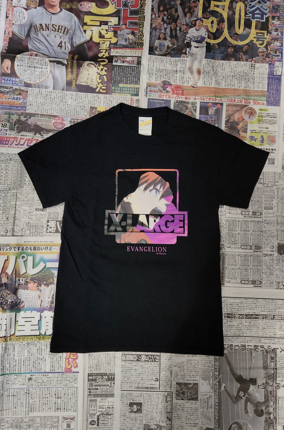 X-LARGE X 에반게리온 아스카 반팔 S 상품이미지2