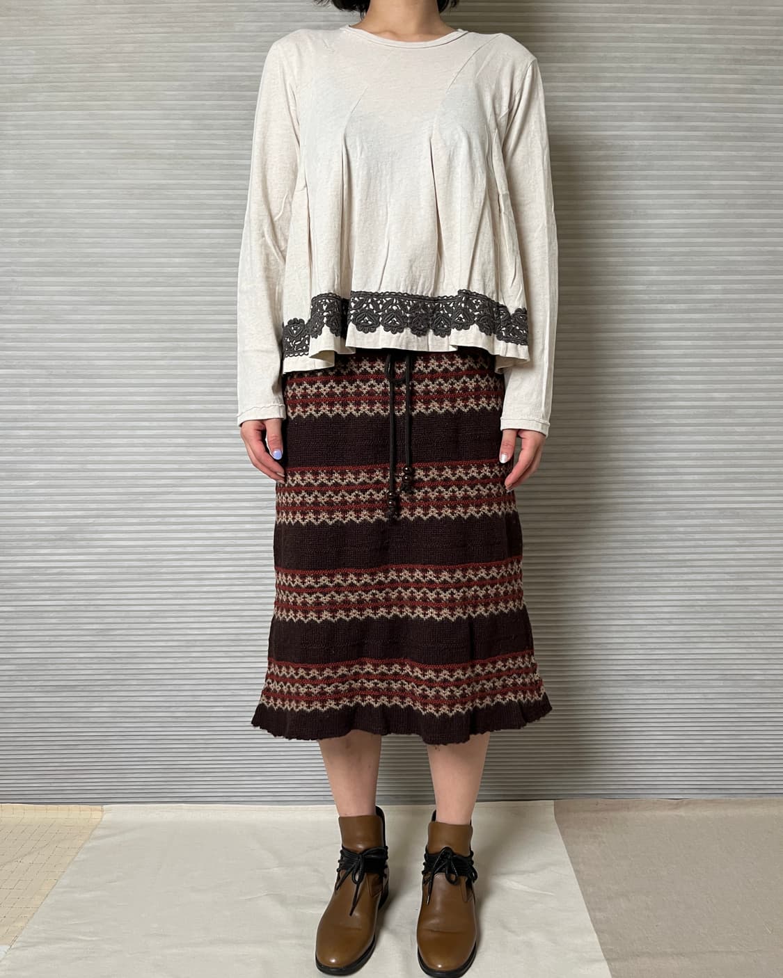 꼼데가르송 절개 롱슬리브 티셔츠 레이스 comme des garcons 상품이미지7