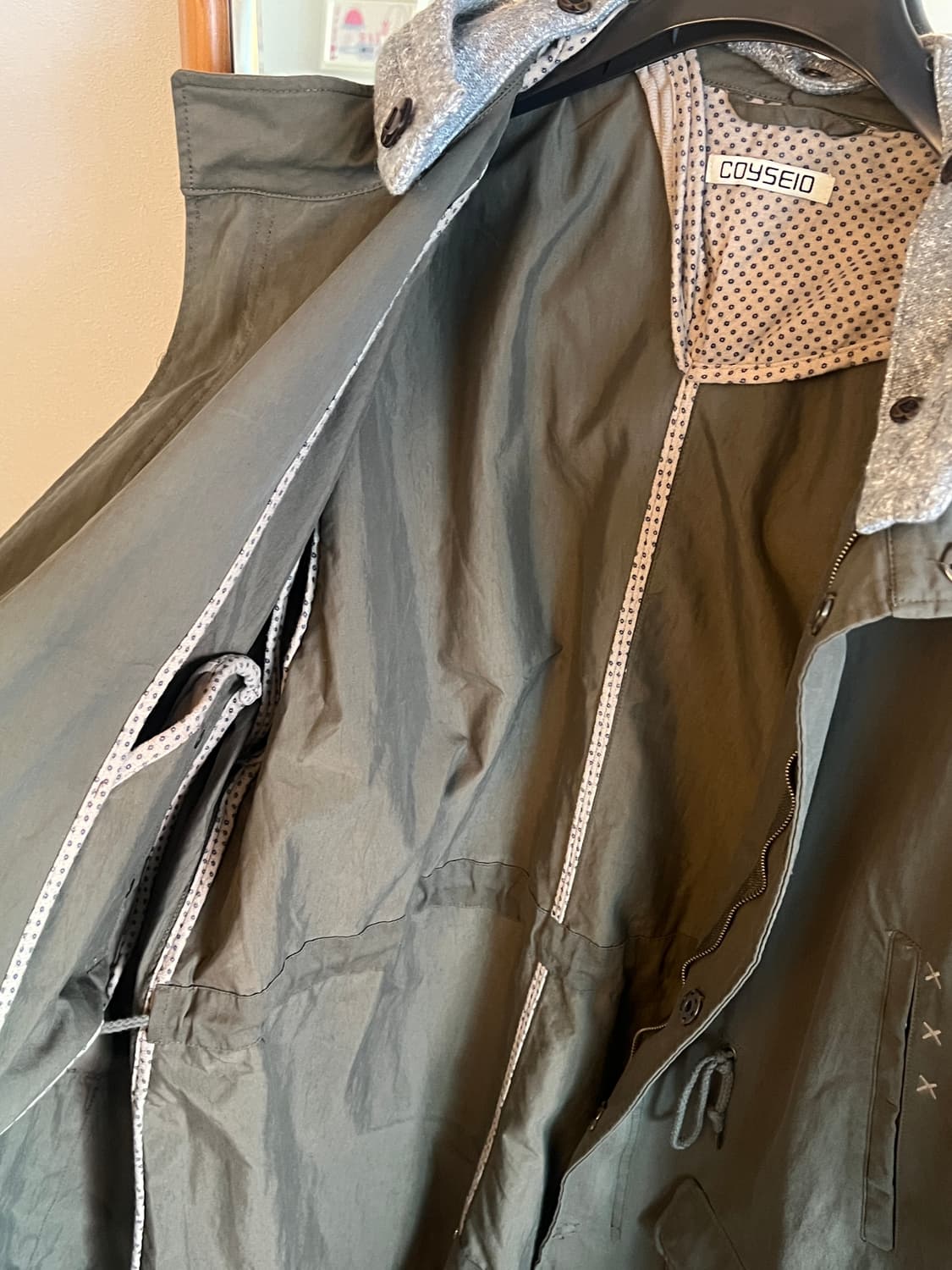 코이세이오 야상 카키(새상품) 상품이미지4