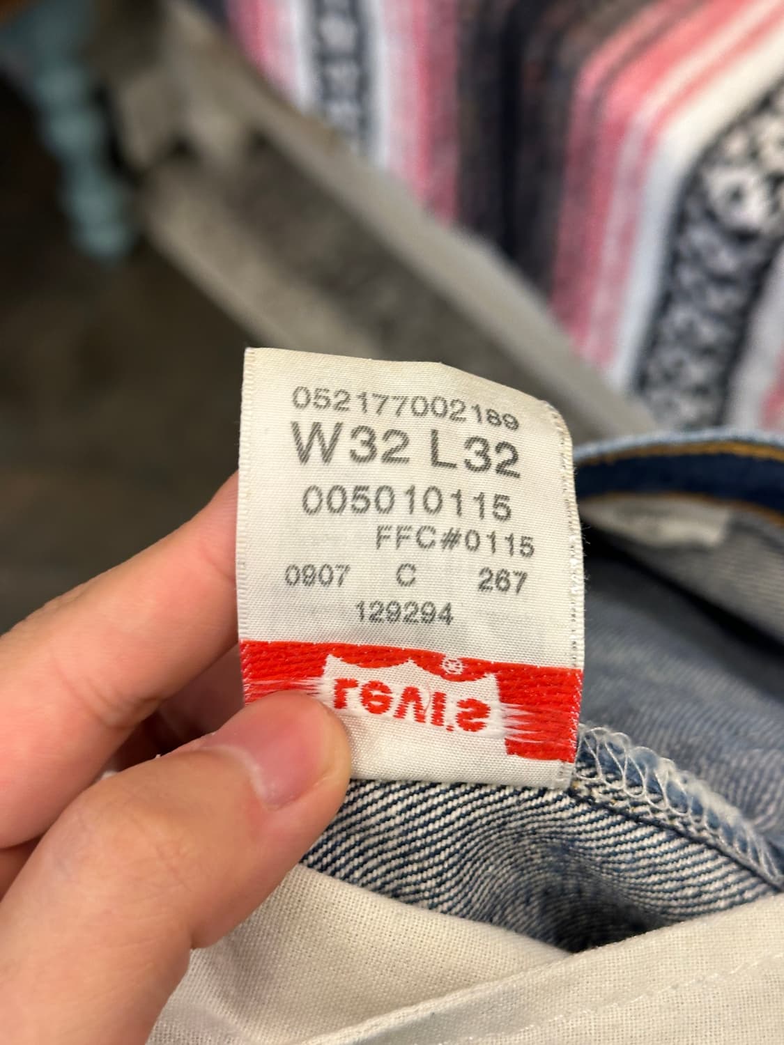 00s Levis 리바이스 501 W32 L32 상품이미지5