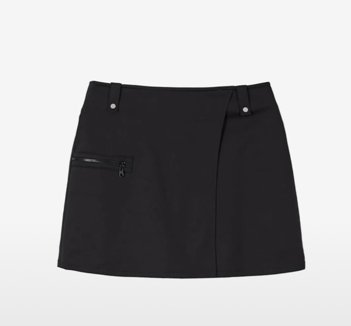 레이브 23SS 블랙 미니스커트 상품이미지2