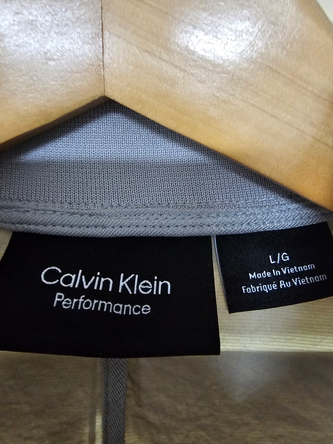 캘빈클라인 그레이 봄버 자켓 L(100) 상품이미지3