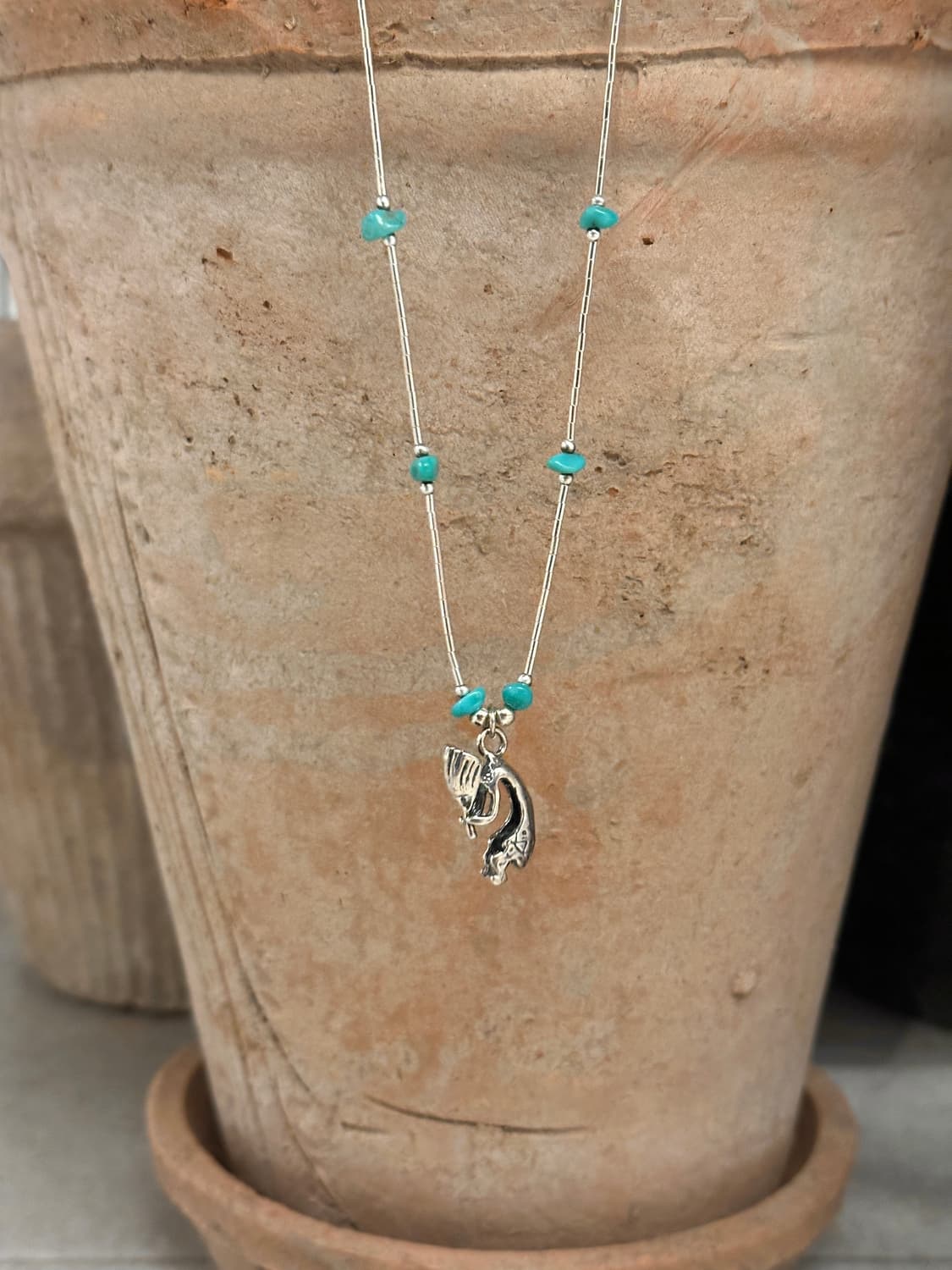 USA Vintage 925 Silver Kokopelli Turquoi 상품이미지4