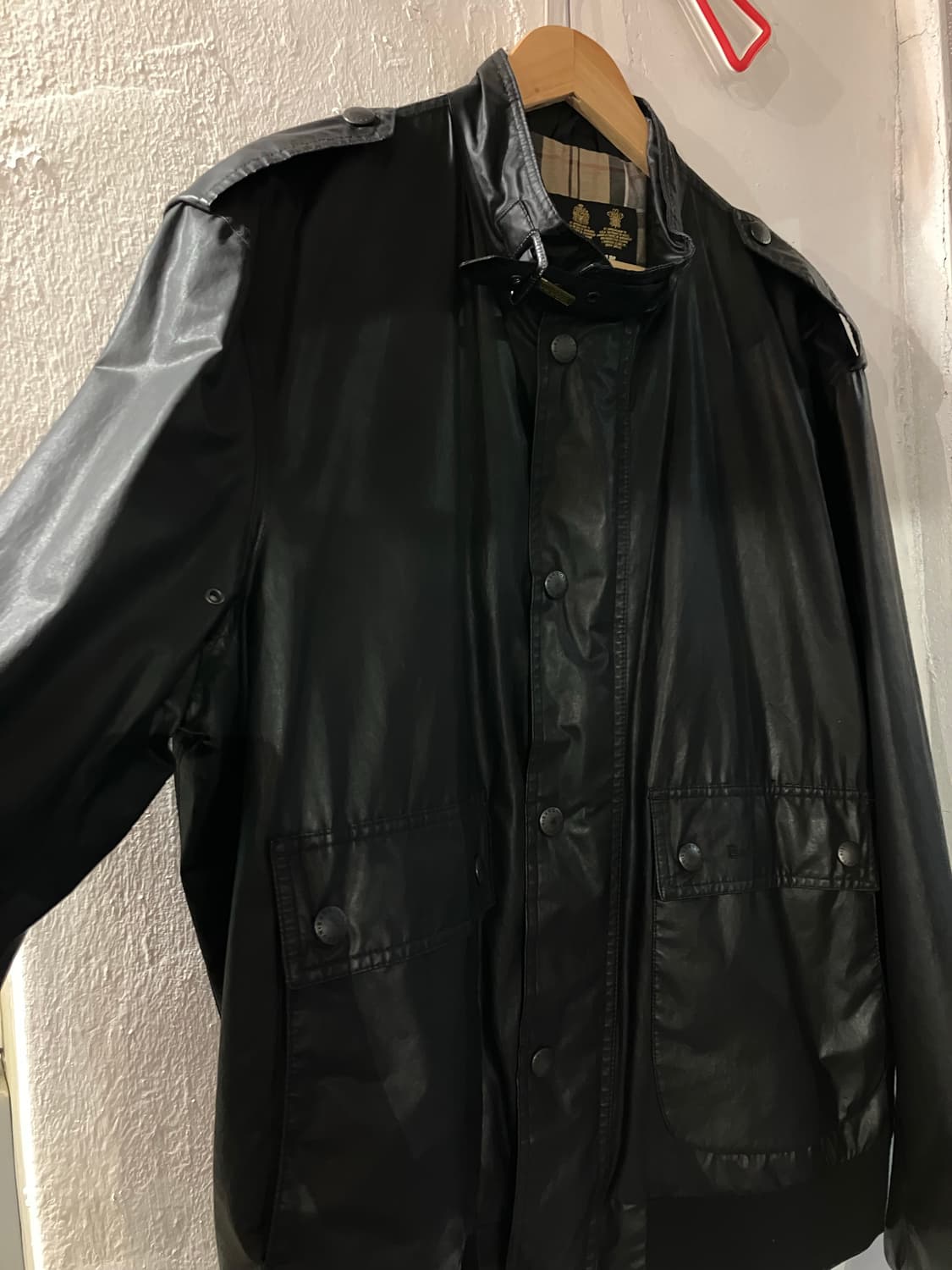 바버 카본 피니쉬 플라이어 자켓 XL 상품이미지2