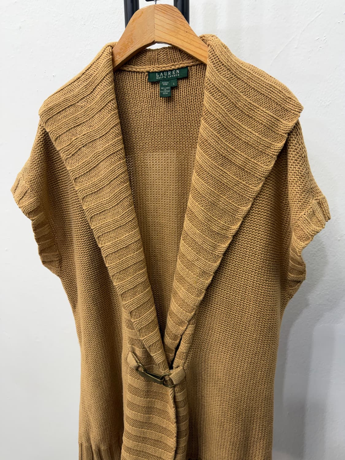 정품) 폴로랄프로렌 여성 니트 가디건 L 상품이미지3