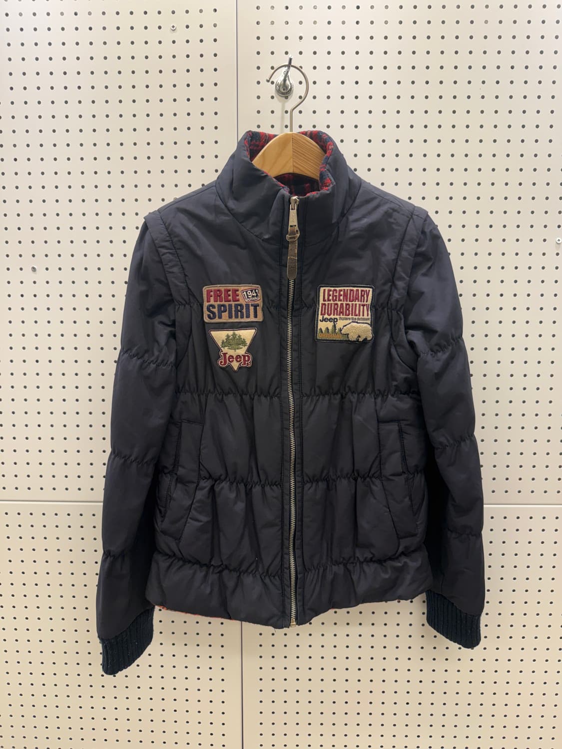 지프 컨버터블 패치 패딩 U663 상품이미지2