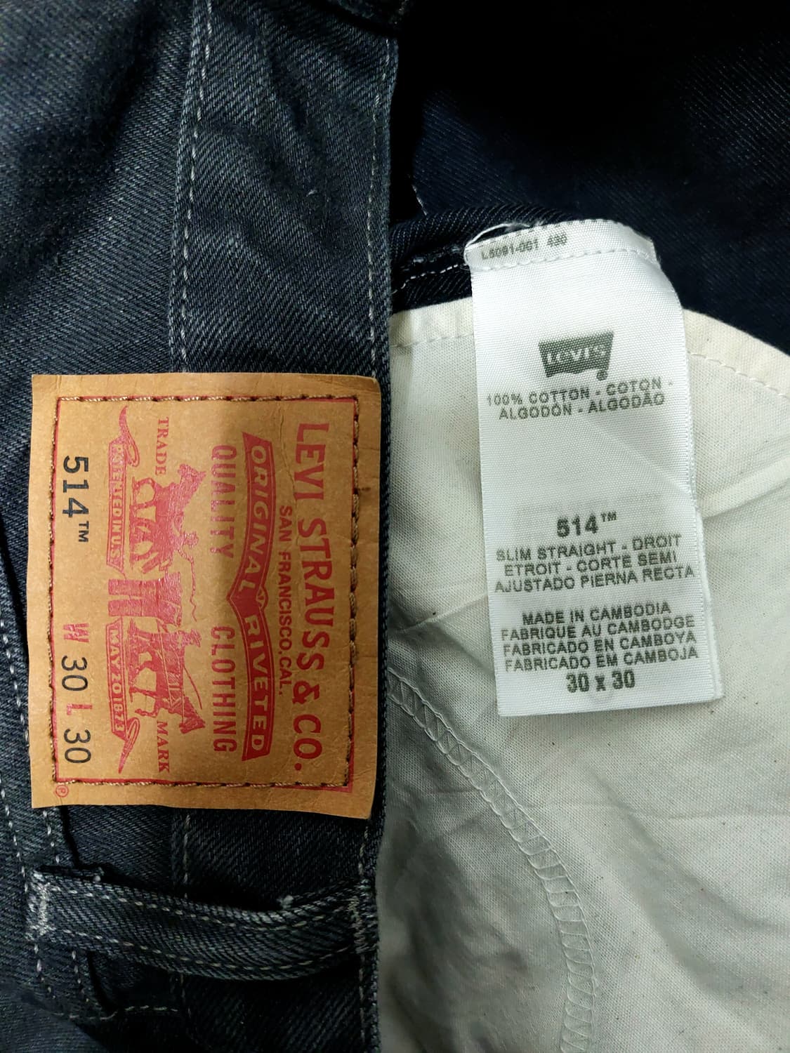 리바이스 514 청바지 29~30 상품이미지6