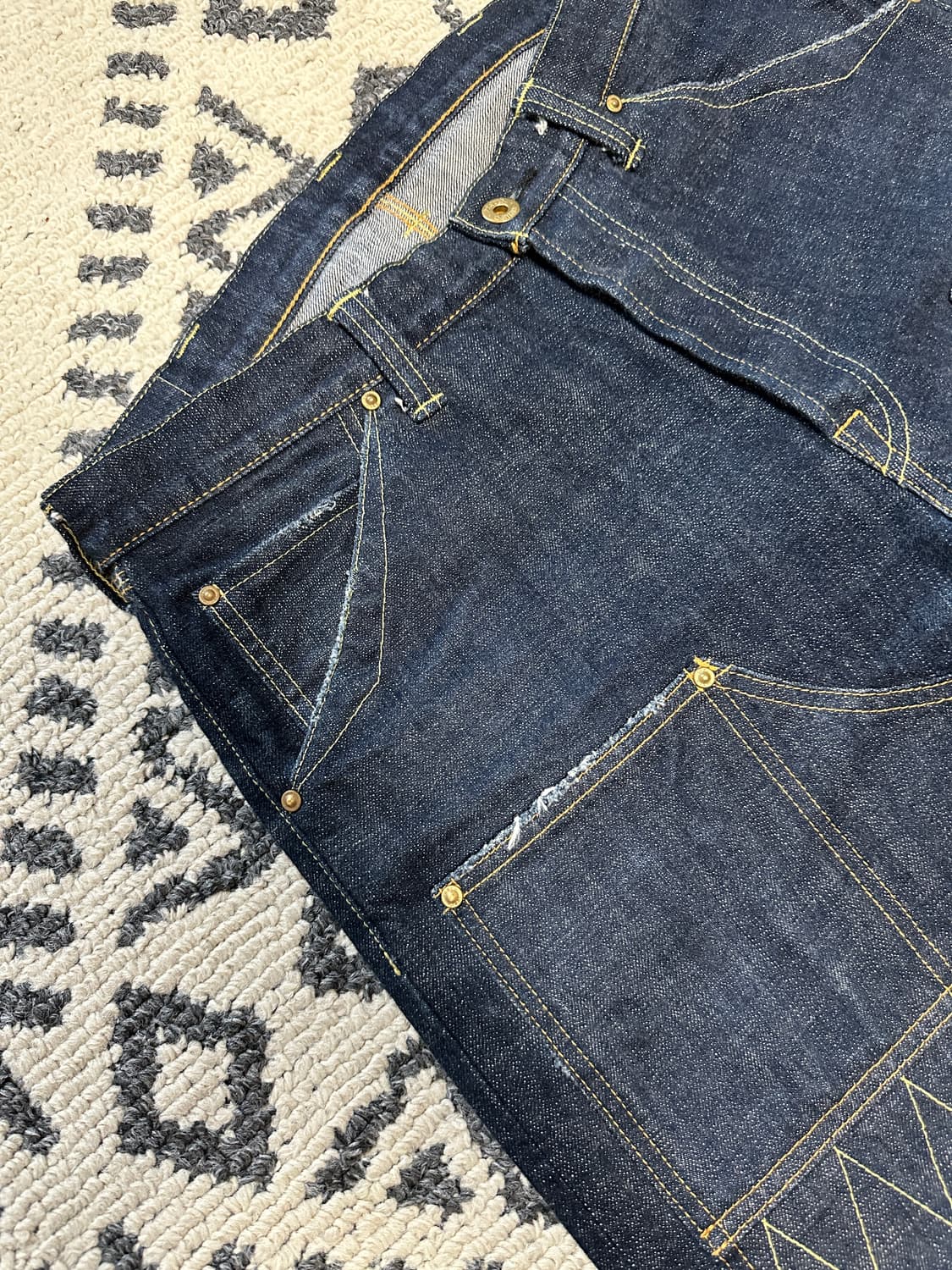 Trophy Clothing  더블니 더트 데님 상품이미지3