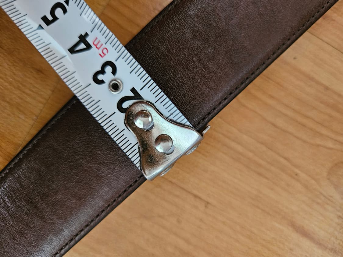 coach 브라운 가죽 벨트 상품이미지4